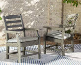 J&M Furniture - Ashley Furniture - Visola Arm Chair with Cushion (Set of 2) - Arm Chair With Cushion (Set of 2) - P802-601A